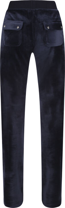 Del Ray Classic Velour Pant Pocket Design
