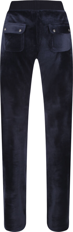 Del Ray Classic Velour Pant Pocket Design
