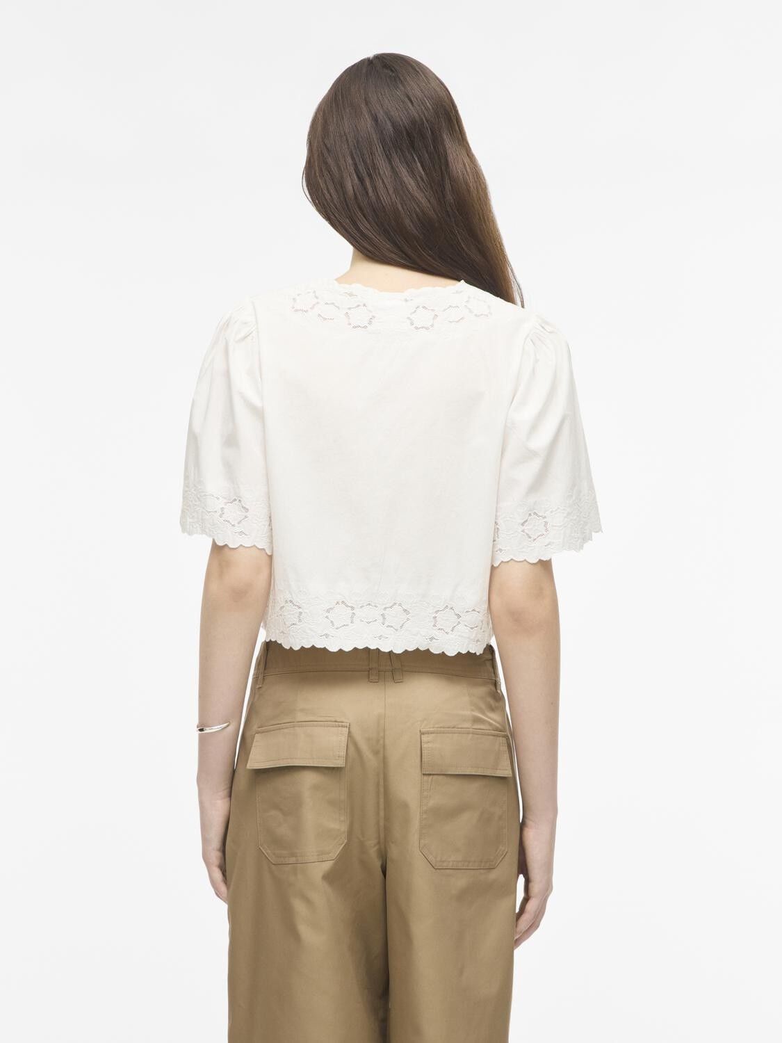 Rouamory 2/4 V-Neck Top/1
