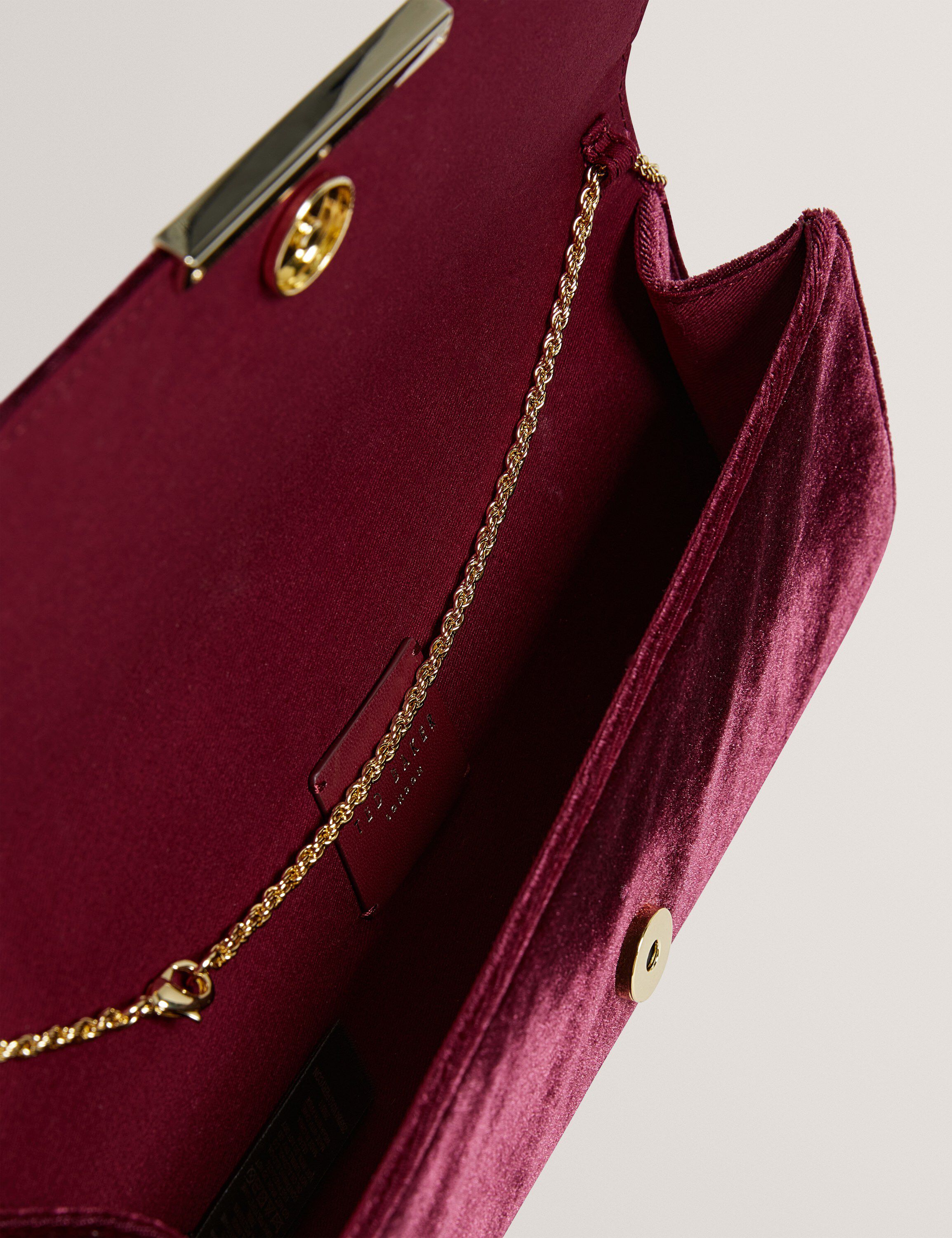 MAROAH Velvet Elongated Evening Bag