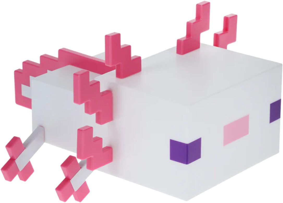Minecraft Axolotl Lampe