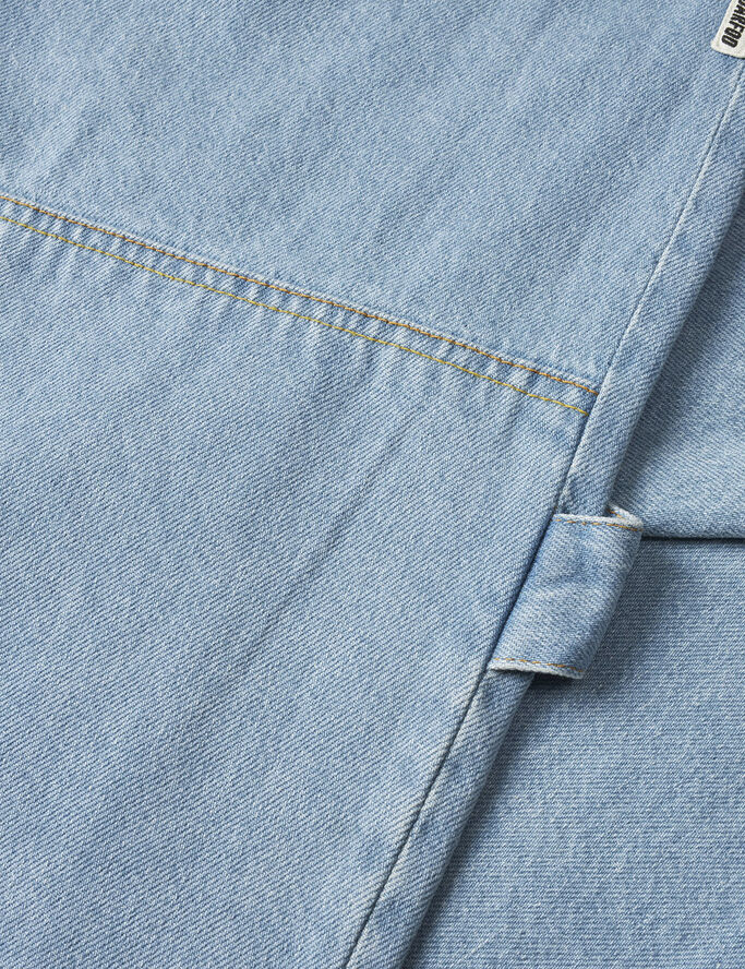 Janitor'' Logo Tape Cargo Jean