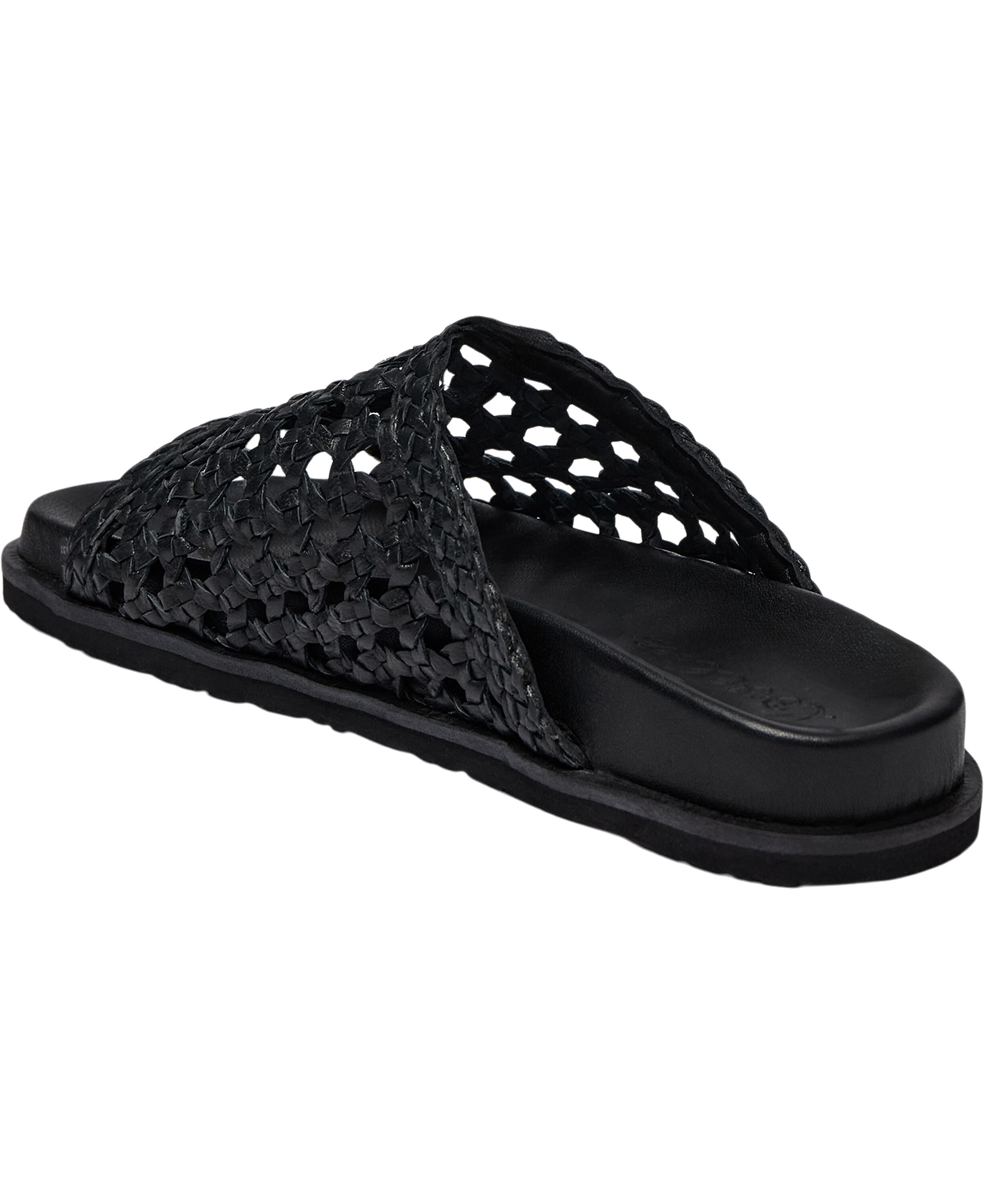 POSITANO - WOVEN LEATHER SLIDE