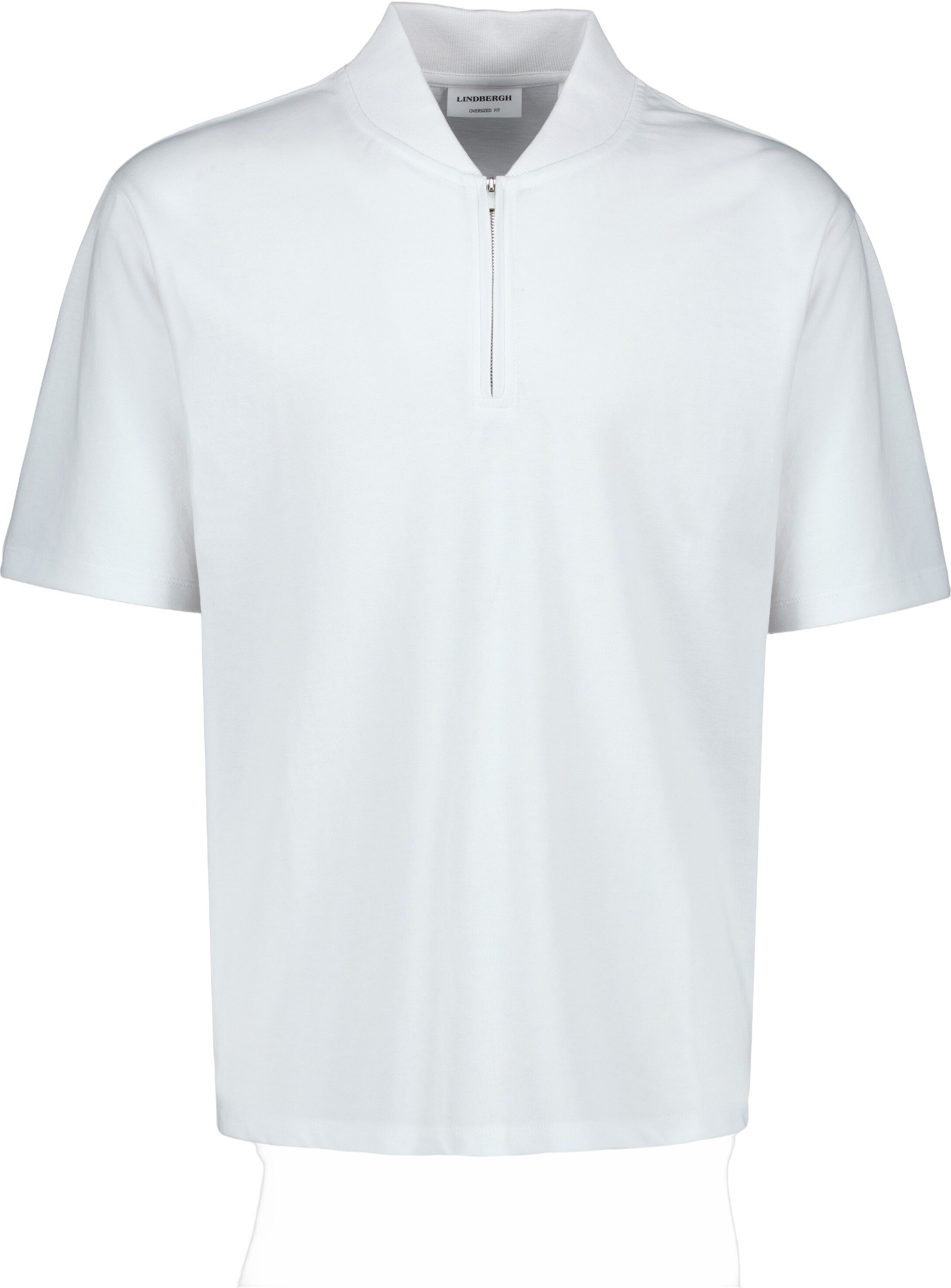 Pique S/S shirt bomber collar