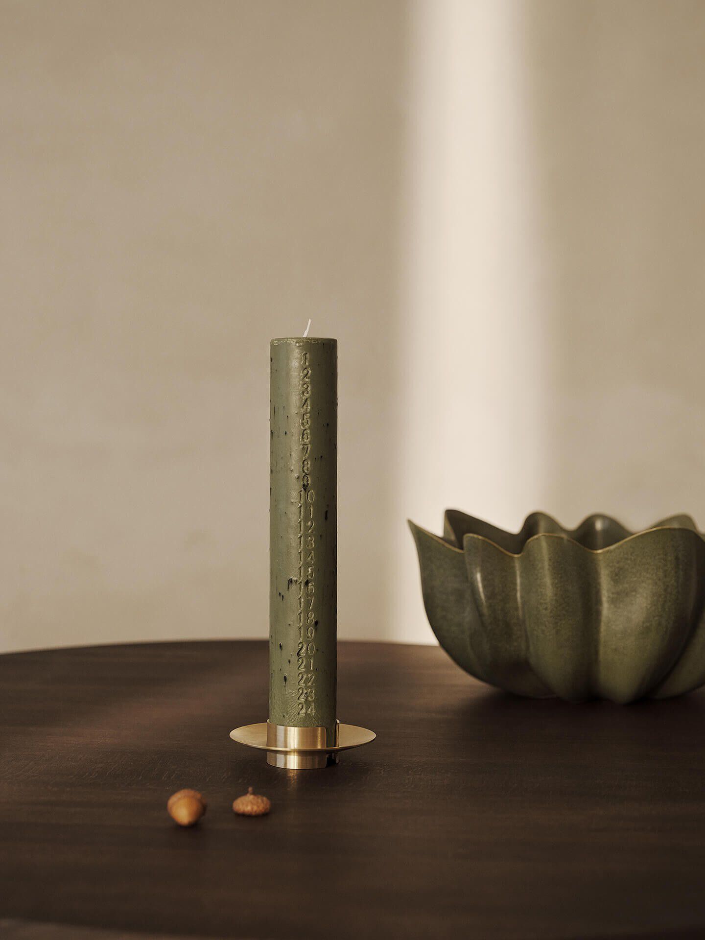 Mura Advent Candle - Artichoke Green
