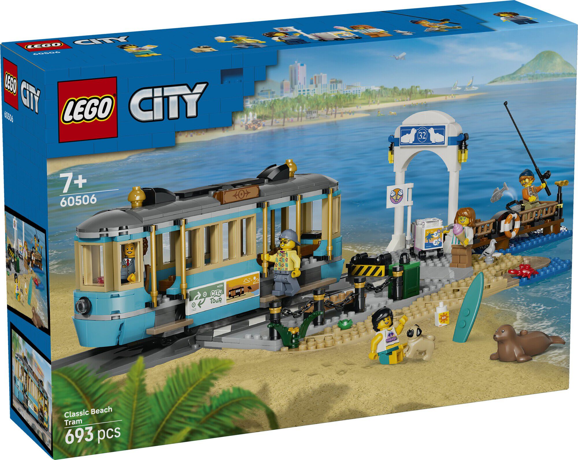 Klassisk sporvogn med strandstop 60506