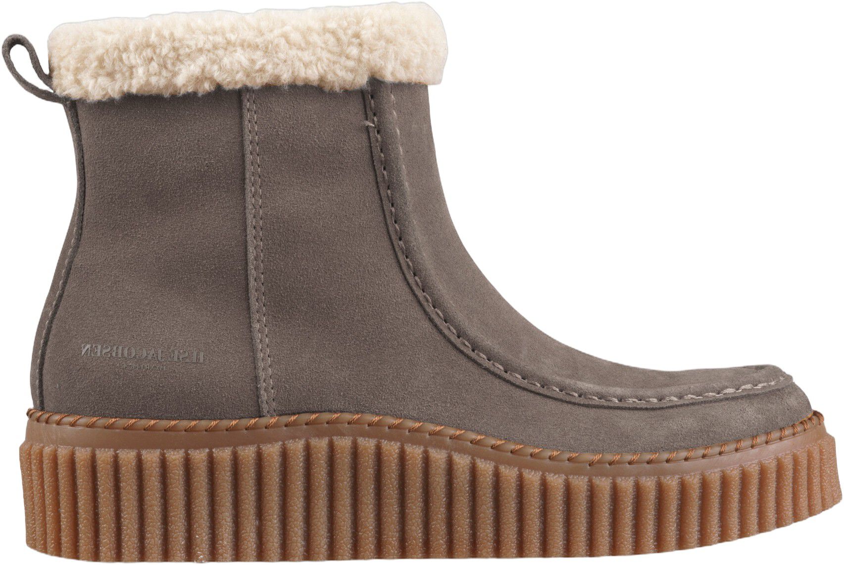 Suede Boots With Shearling