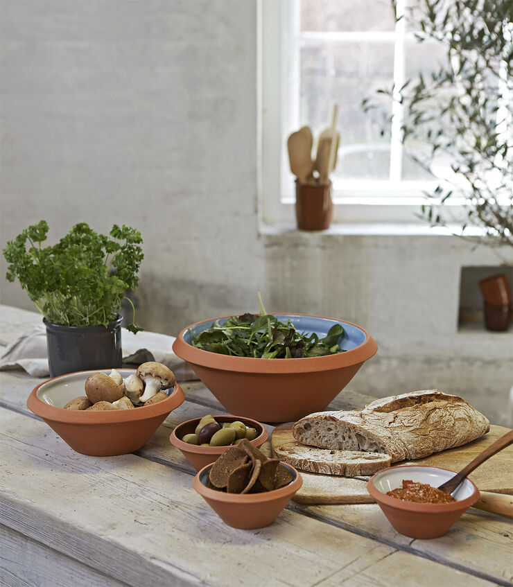 Knabstrup deigskål 5 l. terracotta