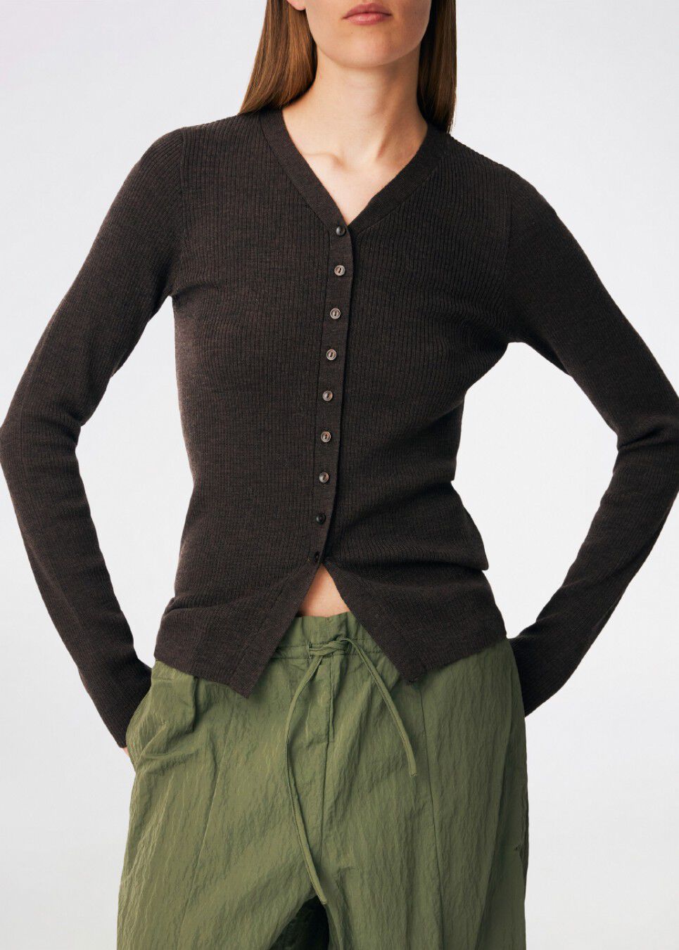 Hirokimd v-neck cardigan