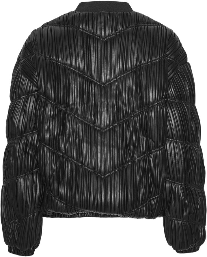 PLEATED BOMBER JACKET