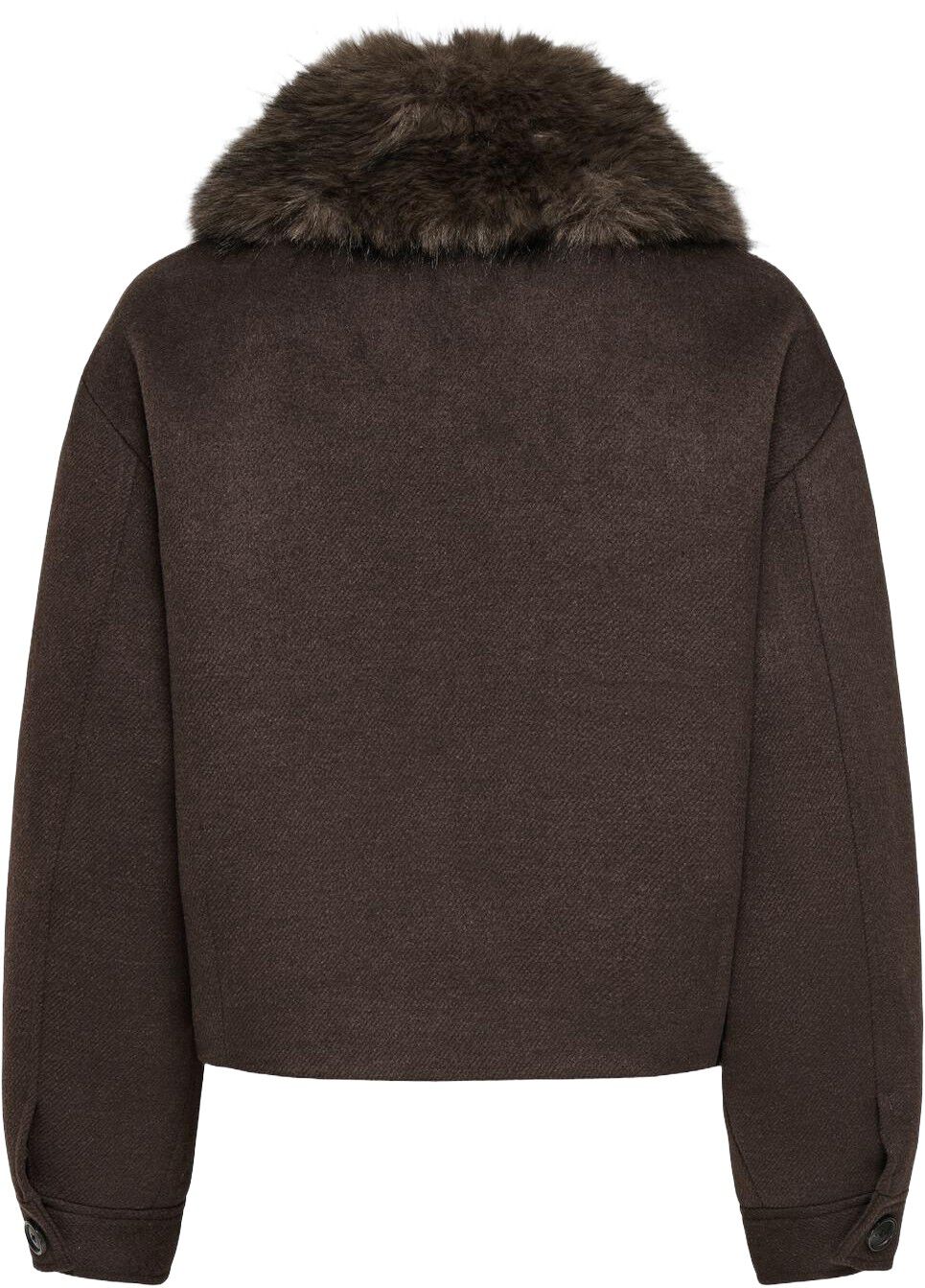 ONLELINOR FAUX FUR COLLAR JACKET OT