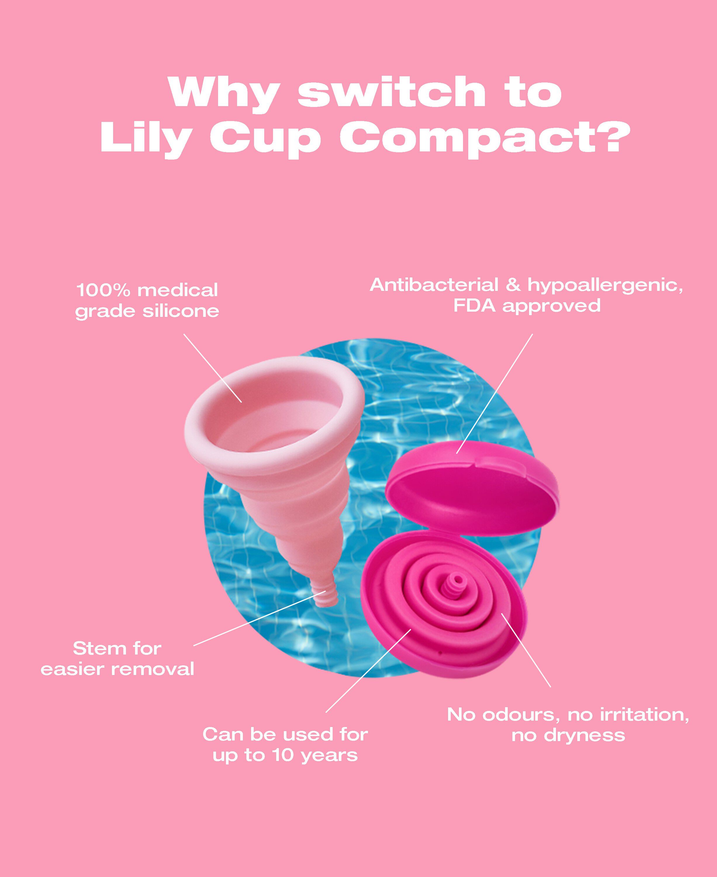 Lily Cup Compact A Menstruationskop