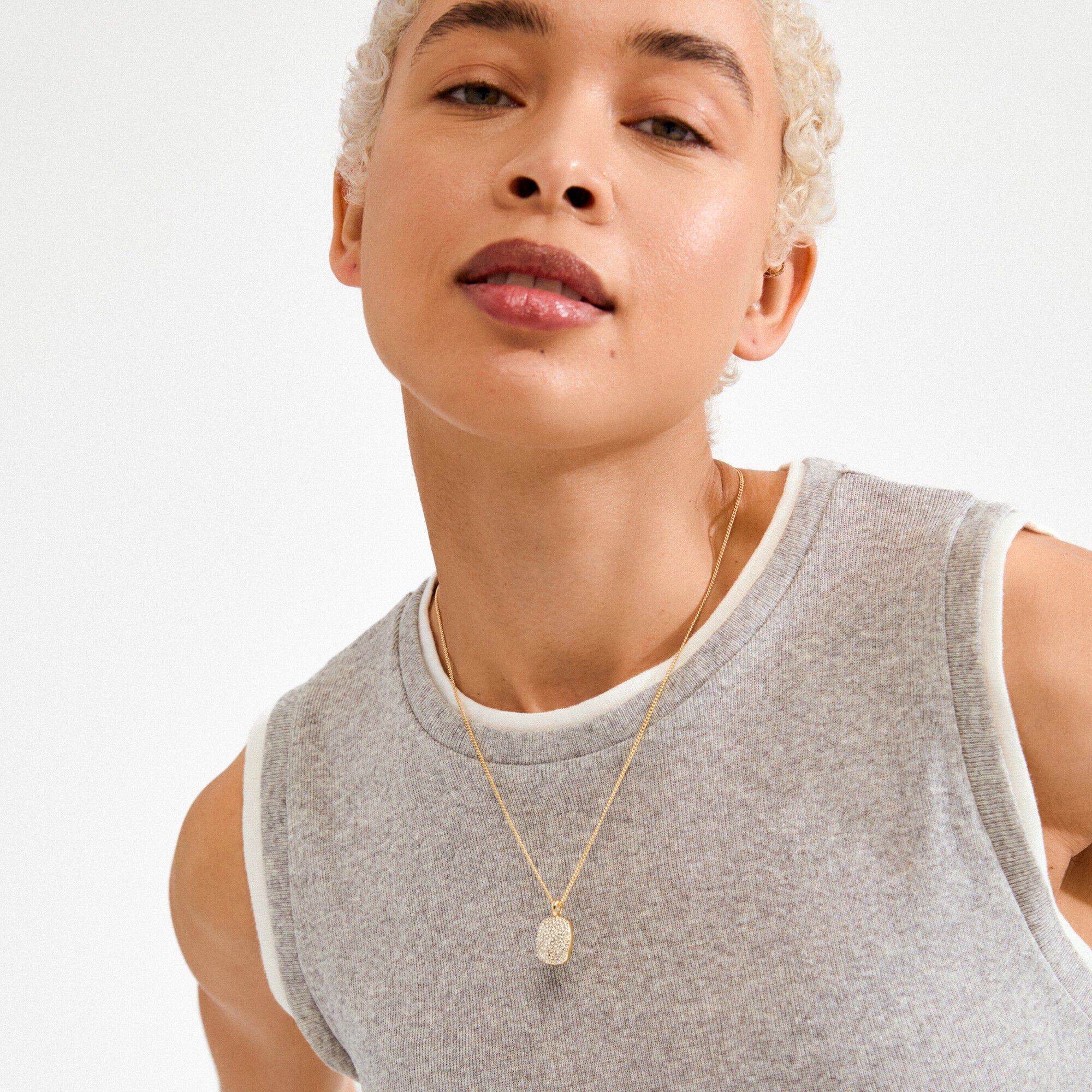 EMBER halsk&aelig;de guldbelagt