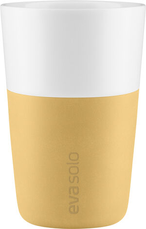 2 Cafe Latte-krus Golden sand