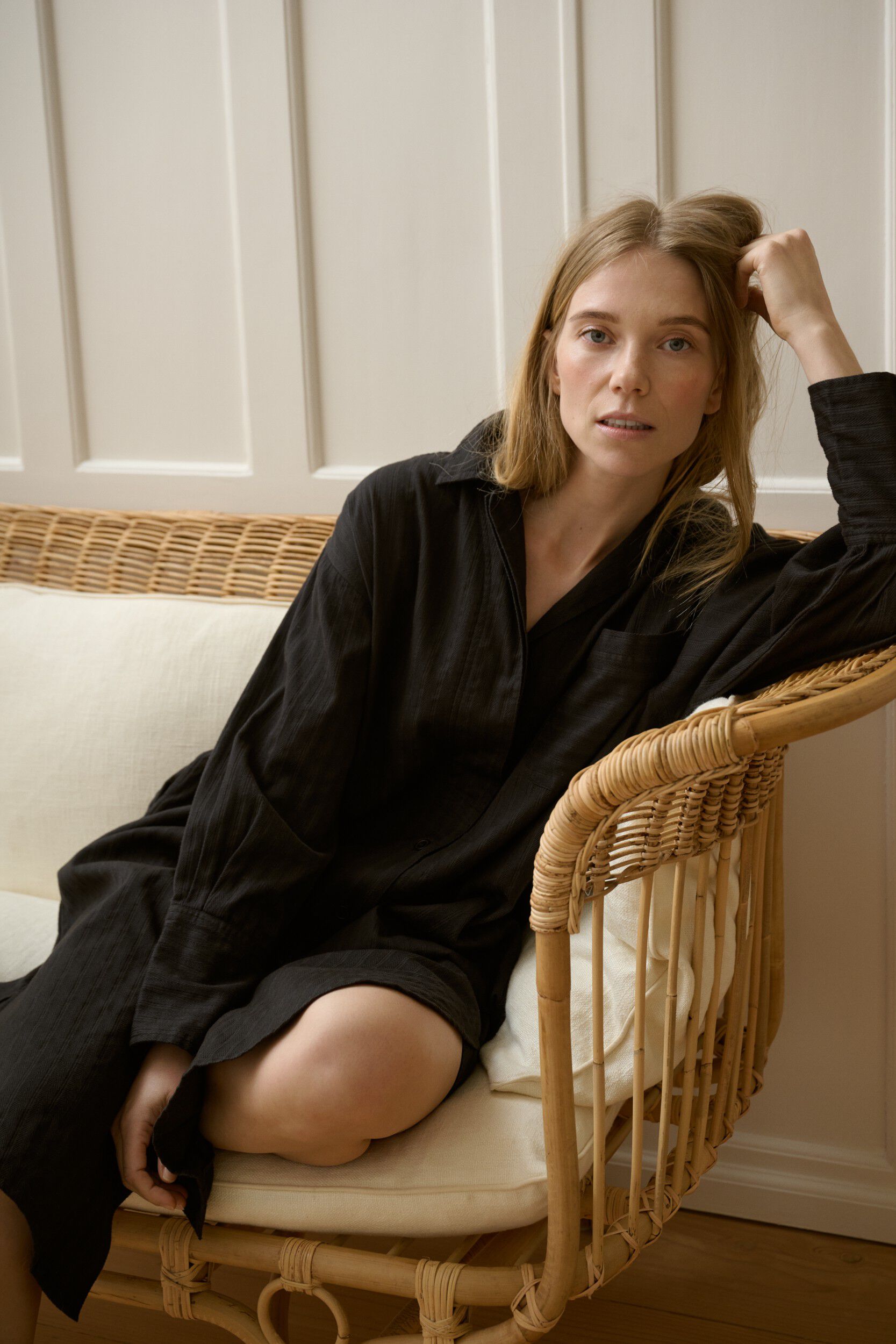 salix shirtdress twill