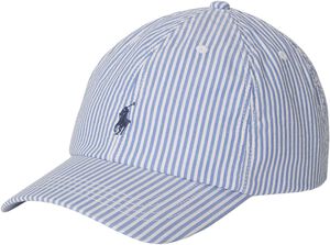 Striped Cotton Seersucker Ball Cap Kids