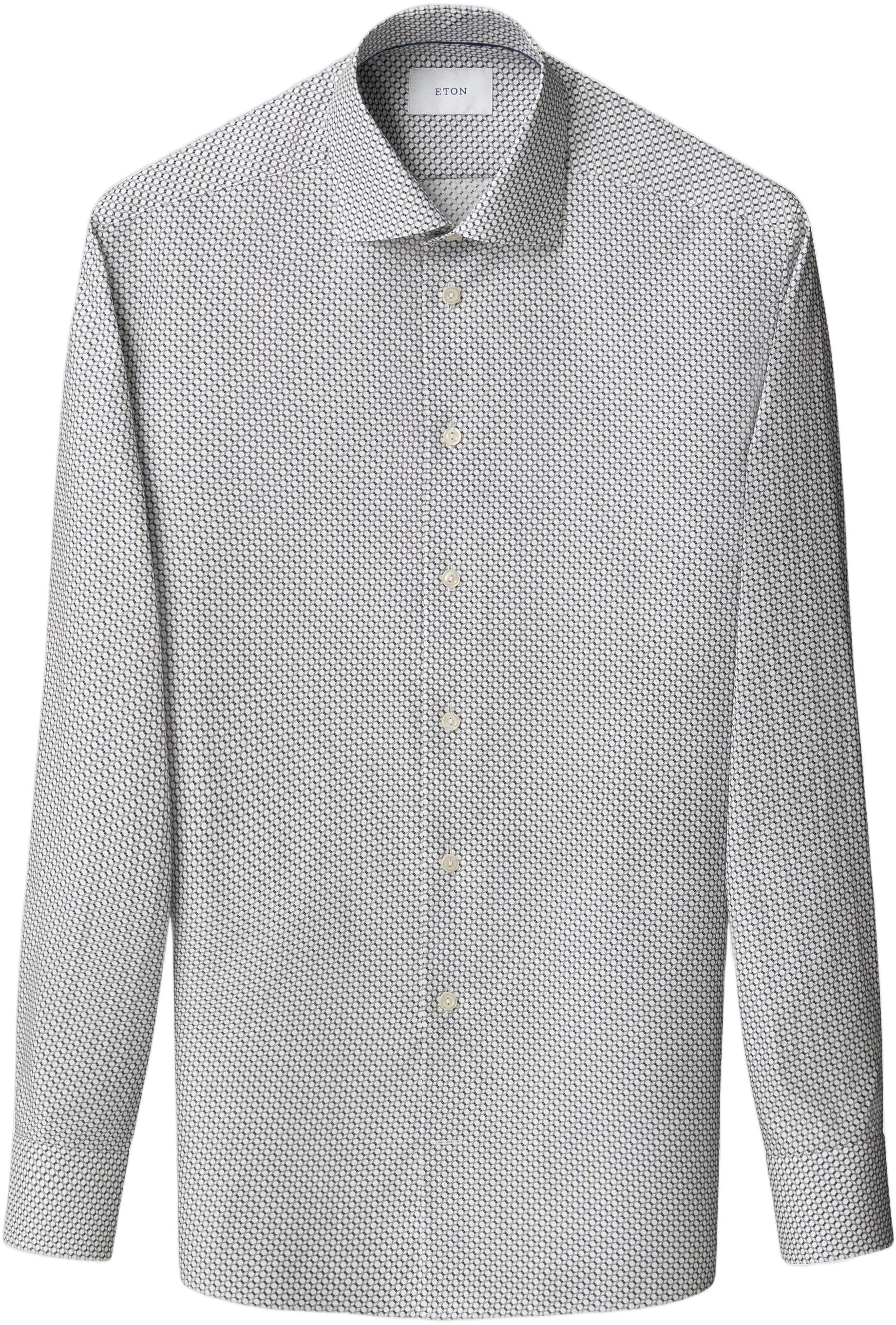 Contemporary Fit Geometric Twill Shirt