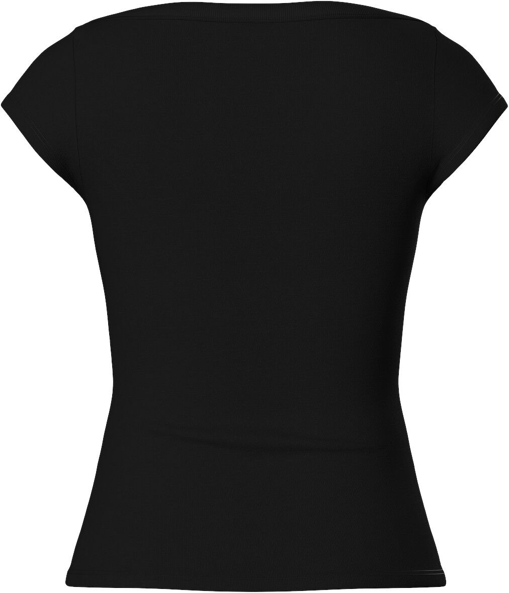 Pcsof C/S Boatneck Top Jrs Dm