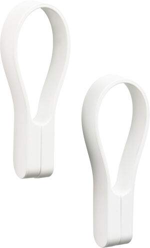 Håndklestropp Loop magnet 2 stk. White