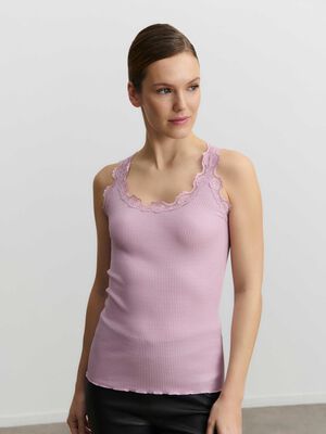RWBabette Silk SL U-neck Lace Top