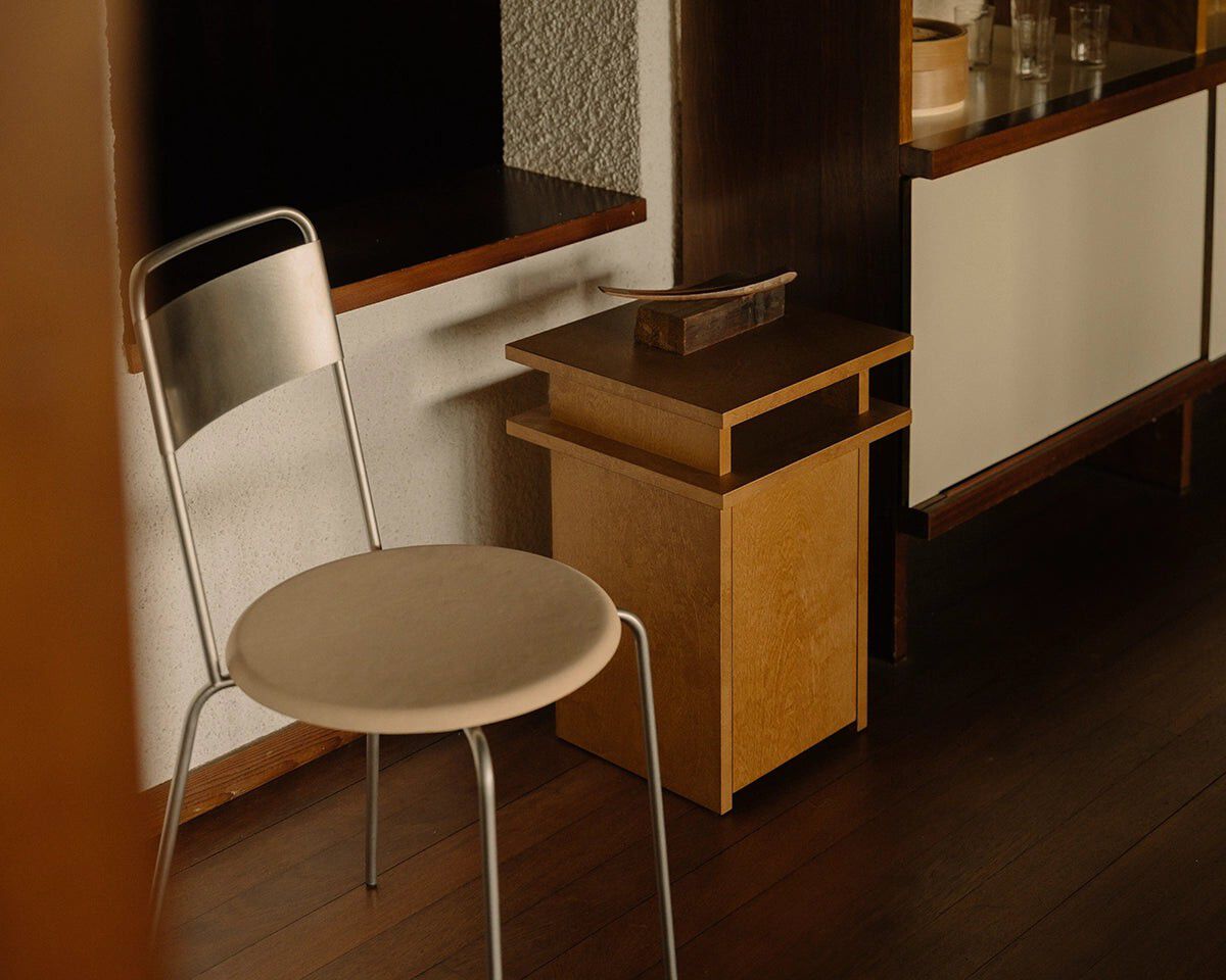 Ratio Side Table | Warm Brown Birch