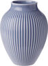 Knabstrup vase H 12. 5 cm ripple lavender