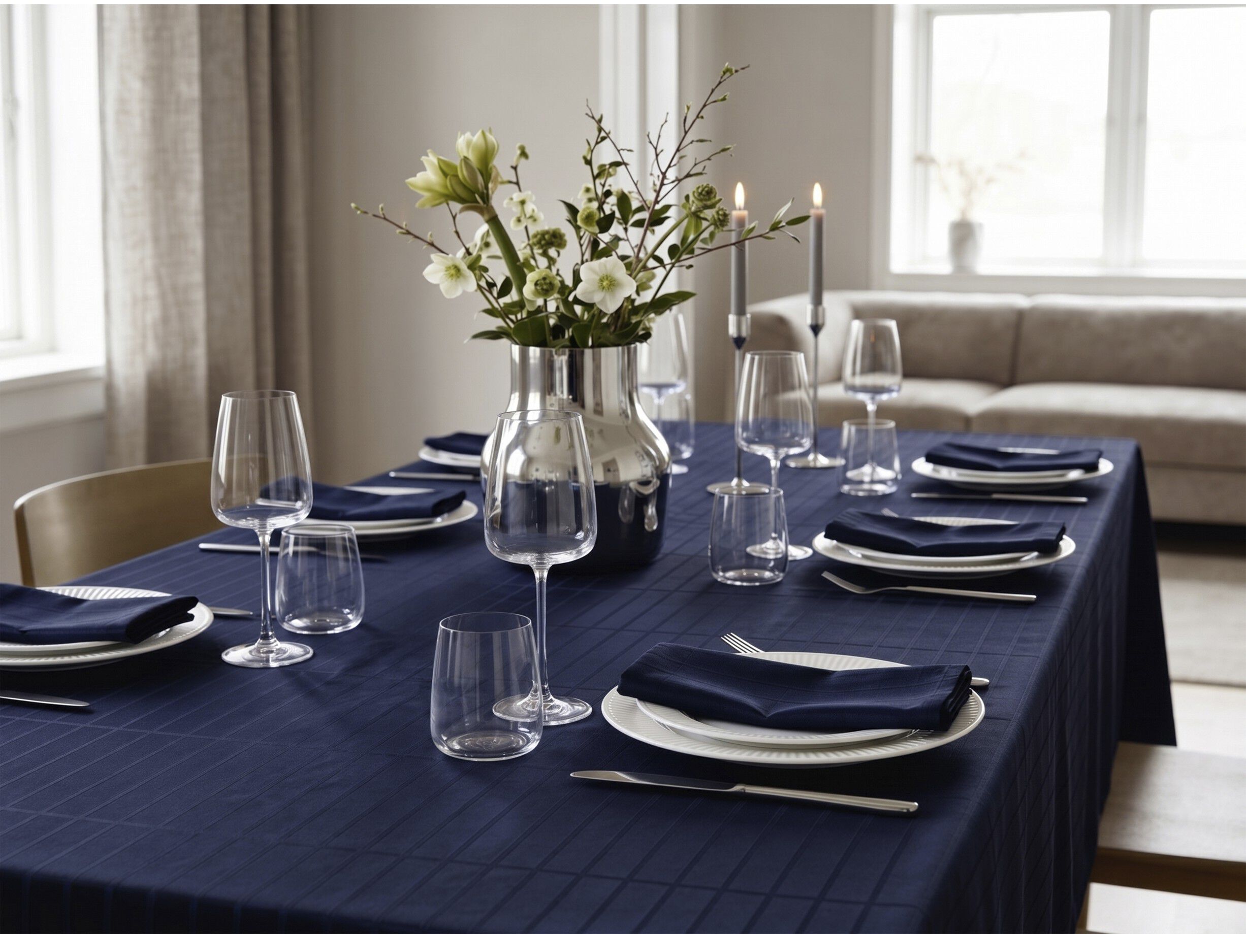 T&oslash;yservietter 45x45 Essence Suite One 4 stk. Opptisk hvit