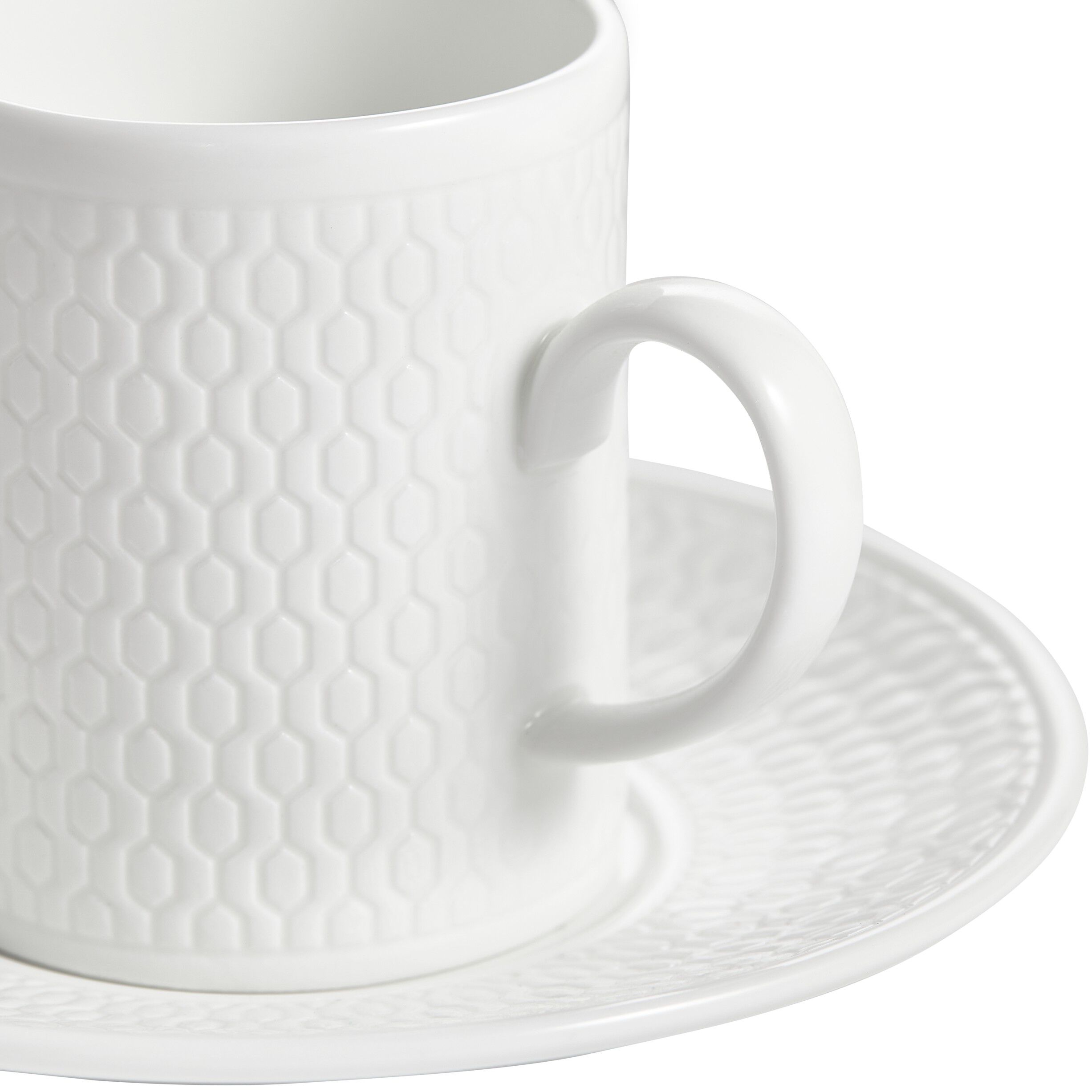 GIO Espresso Cup Saucer C 90ml 3floz