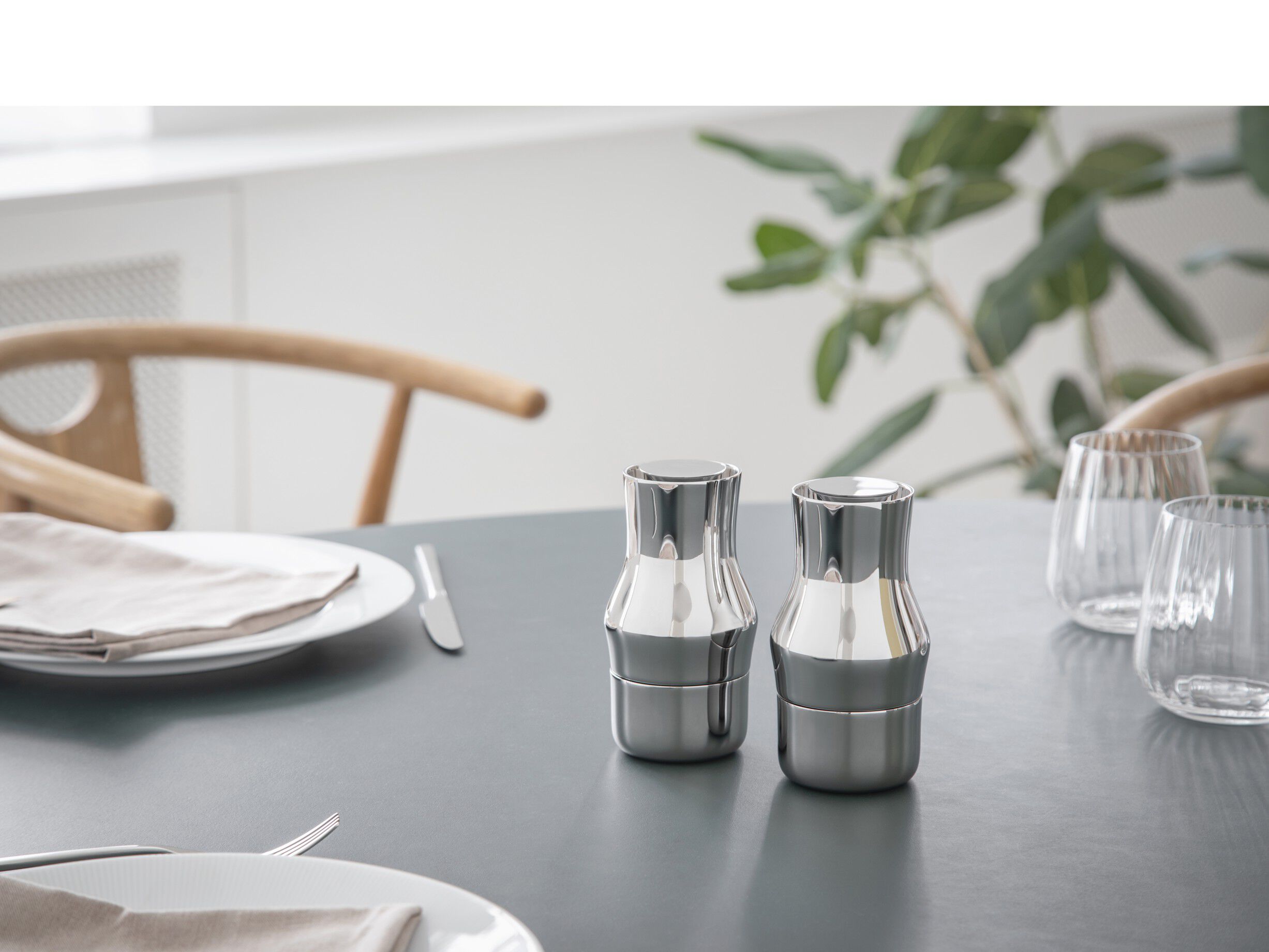 Kvern Dorotea 14 cm Blankt st&aring;l