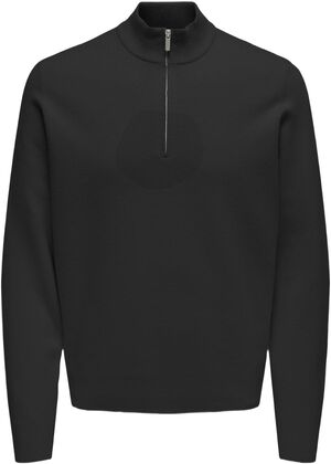 ONSCOOPER HALF ZIP HIGH NECK KNIT N