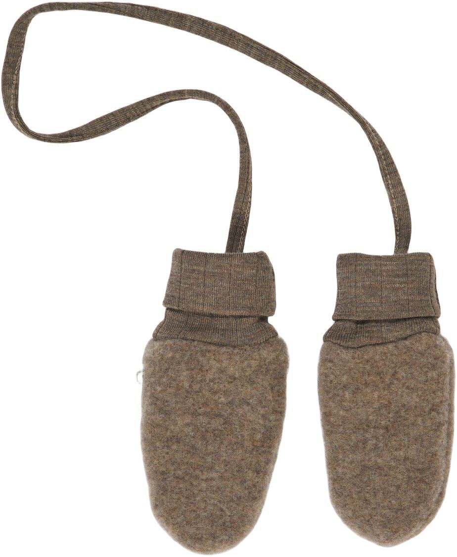 Woolly fleece mittens