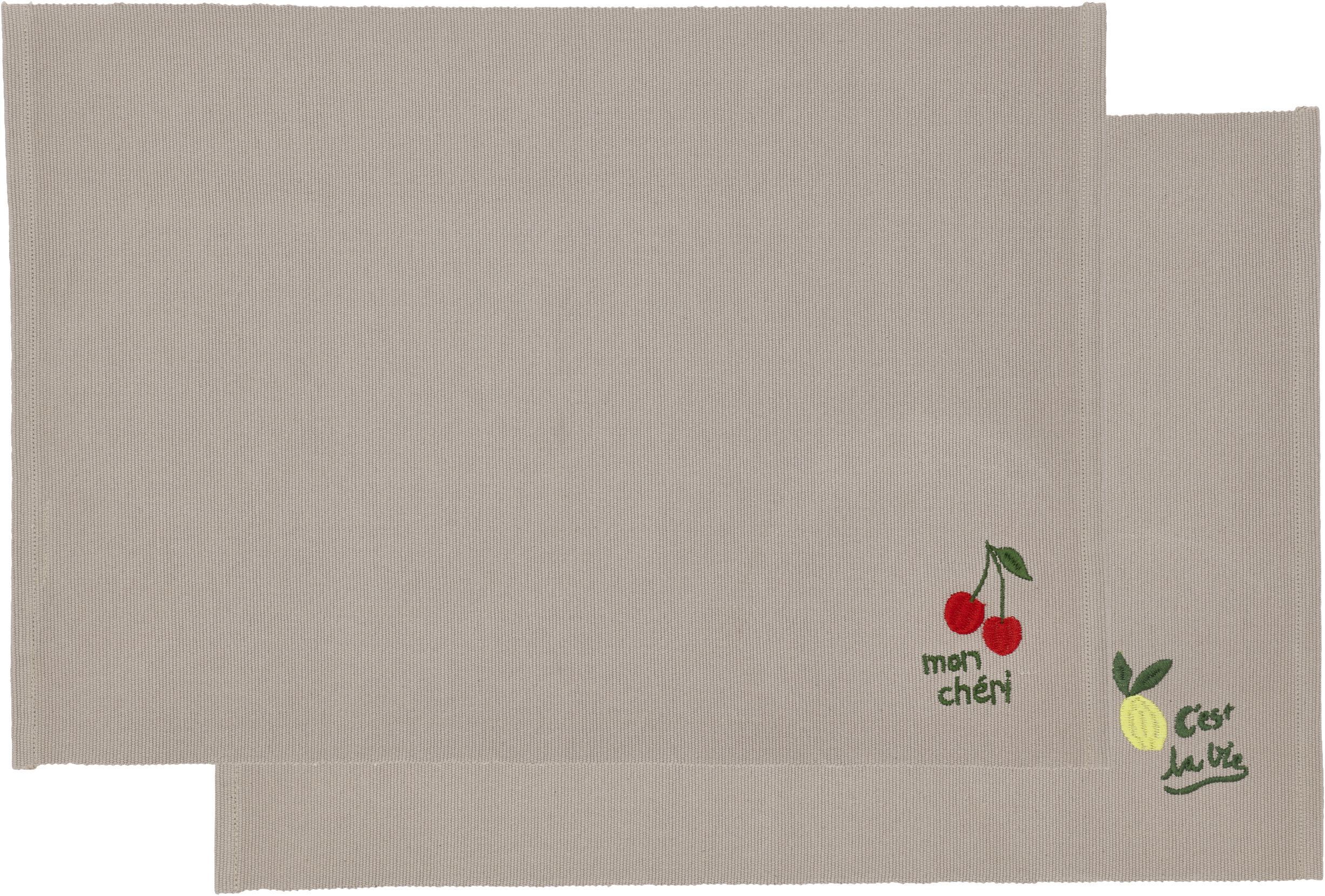 Spisebrikke 33x48 Bistro 2 stk. Green