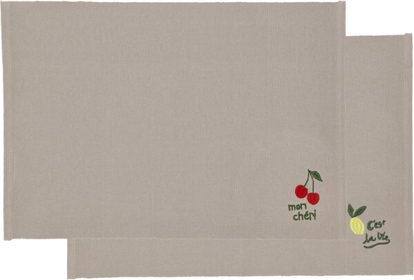 Spisebrikke 33x48 Bistro 2 stk. Green