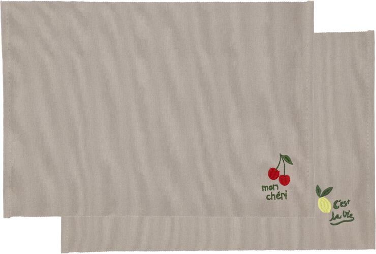 Spisebrikke 33x48 Bistro 2 stk. Green