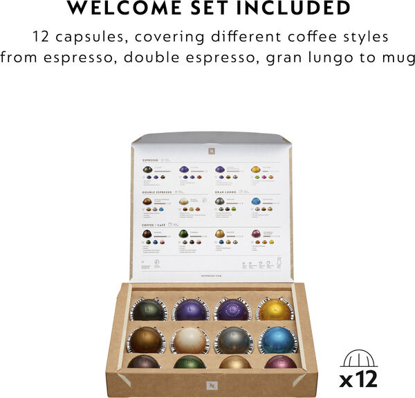 Nespresso Vertuo Pop coffee machine fraDeLonghi, Liquorice Bl