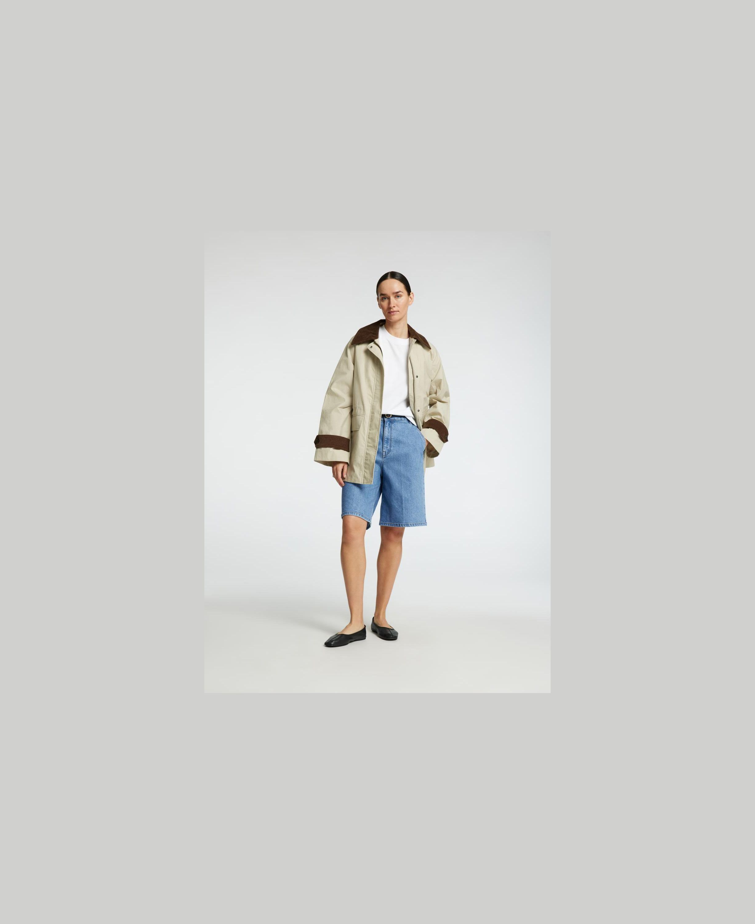 SLFEVELYN HW BERMUDA DENIM SHORTS