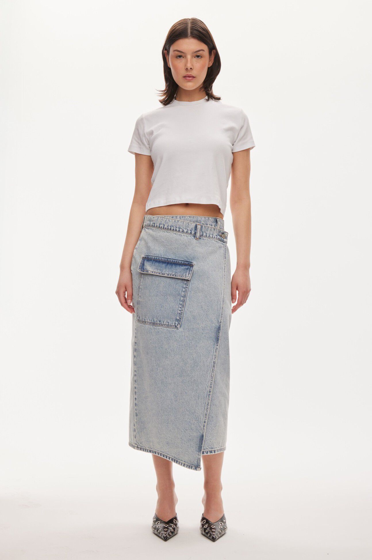 Isla denim skirt