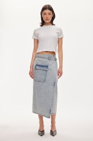 Isla denim skirt
