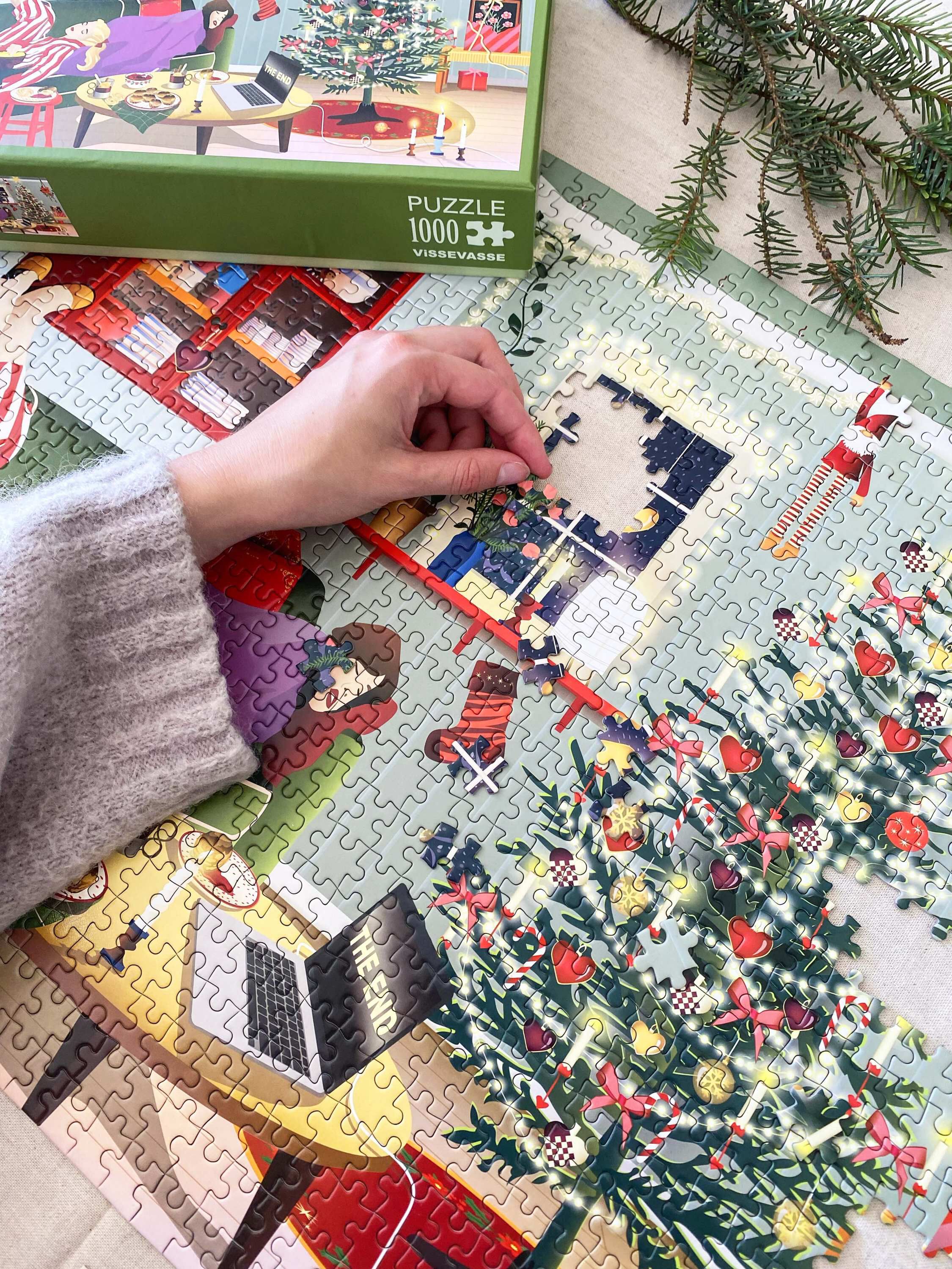 LAZY CHRISTMAS - puslespil med 1000 brikker