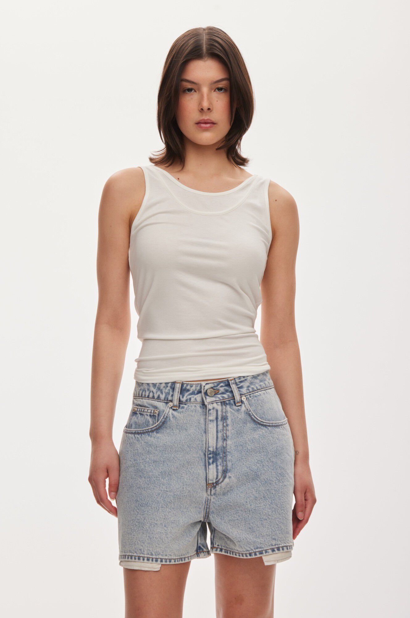 Isla denim shorts