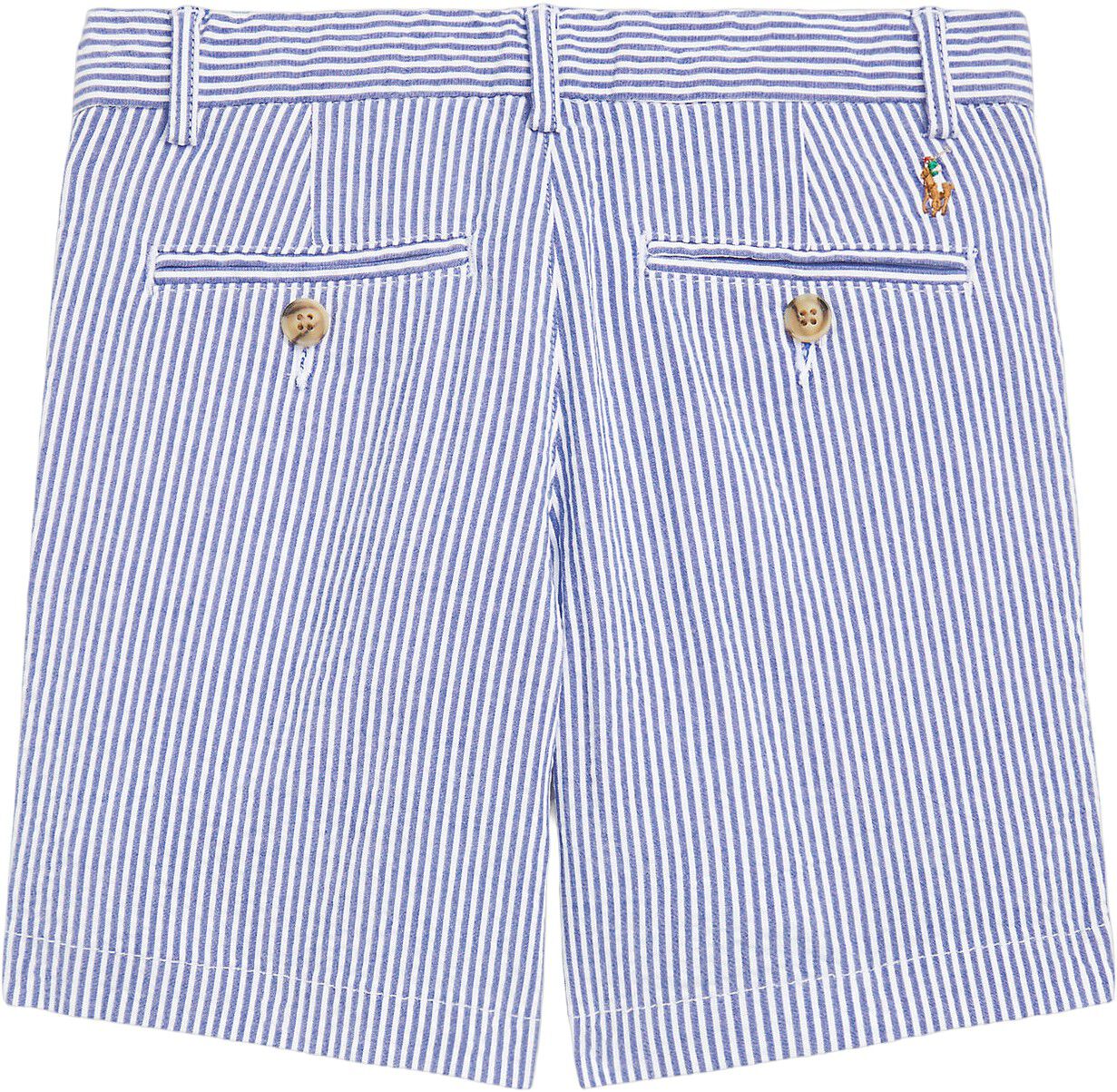 Stretch Cotton Seersucker Short