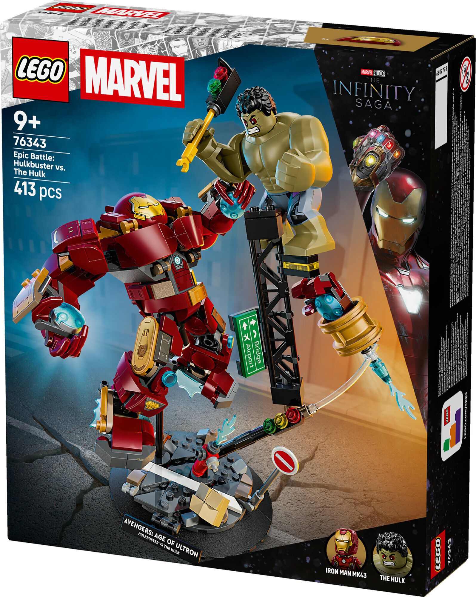 Episk kamp - Hulkbuster mod Hulk 76343
