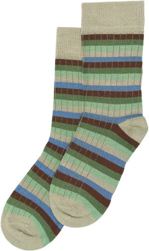 MiniPop Bamboo Multi stripe socks