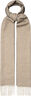 Beige Solid Cashmere Scarf