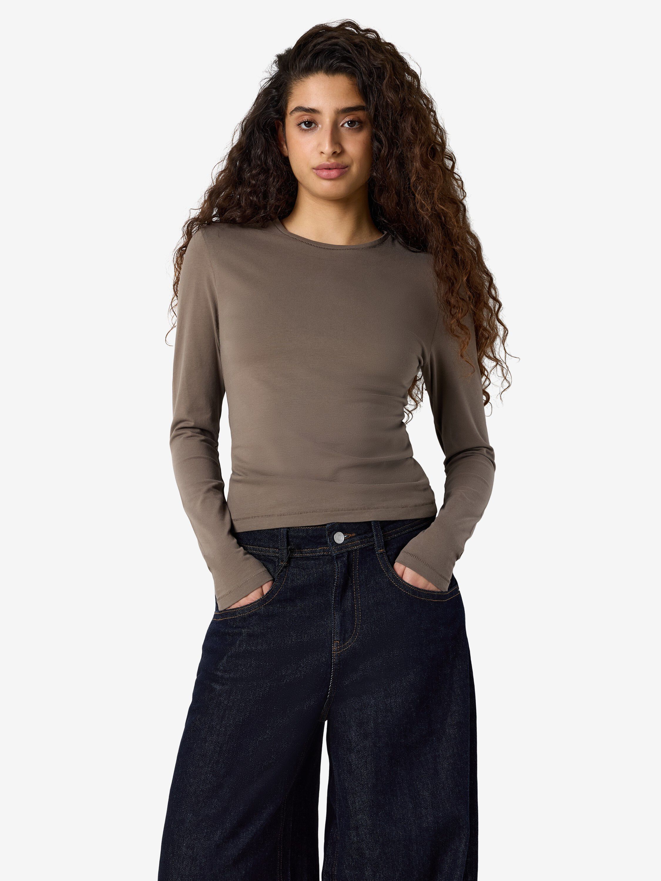 Nmadriana L/S Slim Top Jrs Noos