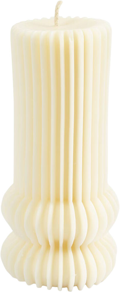 Silikoneform, Rillet cylinder med buer, H: 12,5 cm, diam. 6