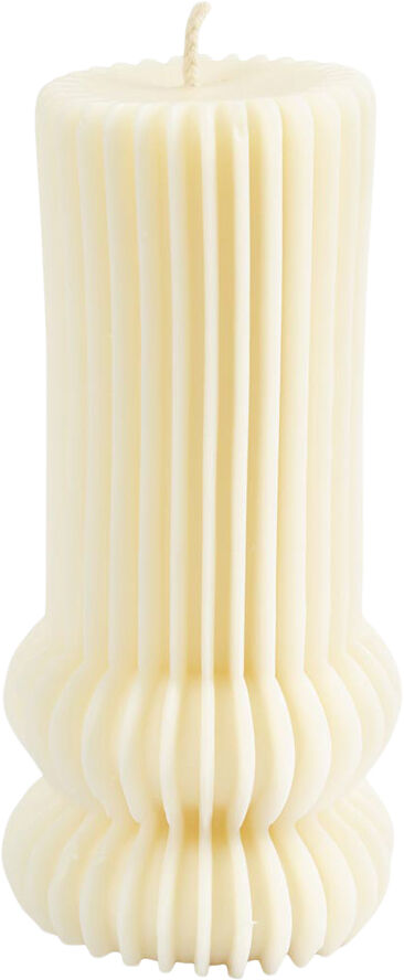 Silikoneform, Rillet cylinder med buer, H: 12,5 cm, diam. 6
