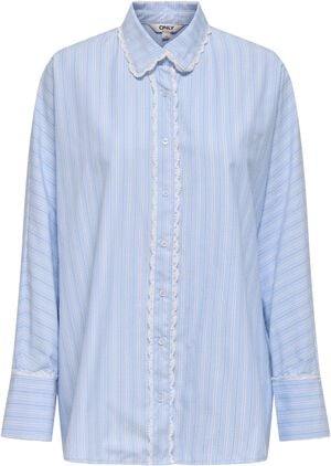 ONLOSIRIS LS STRIPED LACE SHIRT WVN