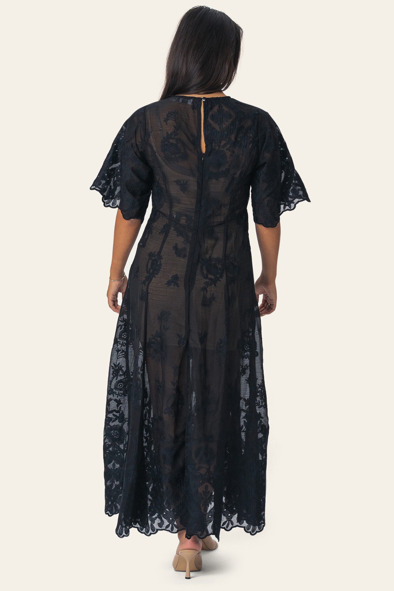 EllinorIC Lace Long Dress