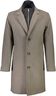 Detachable collar lapel coat